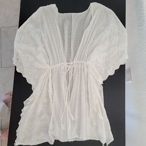 Bohemian beach cover-up/ kimono